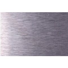 Alu Afwerklijst 5x24mm geborsteld Aluminium fineer, 2.4 m1