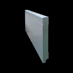 MDF Tijdloze plint 120x18 wit voorgelakt RAL 9010