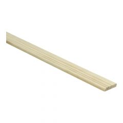 Grenen platte plinten 5x23mm