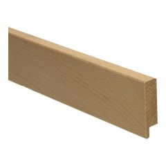 Gestoomd beuken Rechte plinten 15x54mm geolied