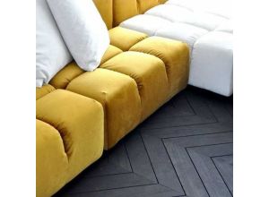 Wenge Hongaarse punt vloer inclusief montage